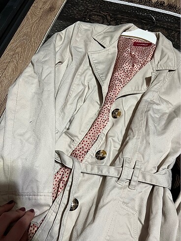 LC Waikiki LCW Trençkot Krem Trenchcoat