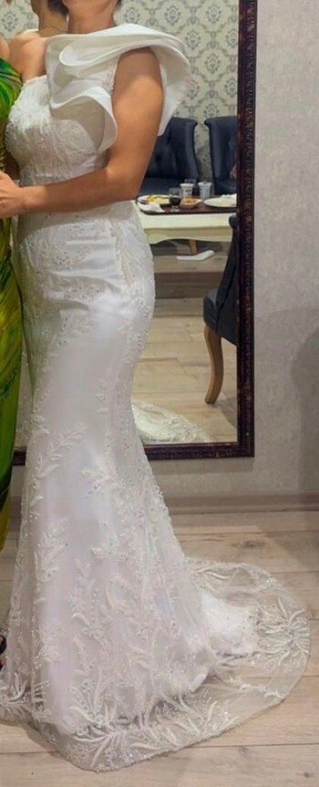 Tasarım muhteşem abiye, nikah elbisesi, gelinlik