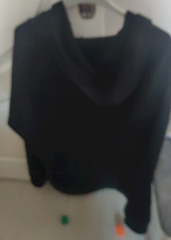 Siyah Fermuarlı Kadın Midi Ceket - Görsel 2