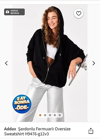 Addax oversize sweatshirt 