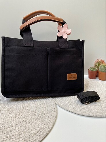THE TOTEBAG Kanvas Çanta Siyah
