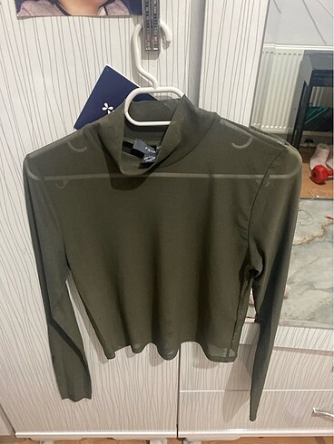Yeşil tül body