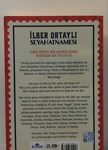  İlber Ortaylı Seyahatnamesi