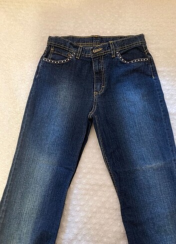 y2k vintage kot pantolon
