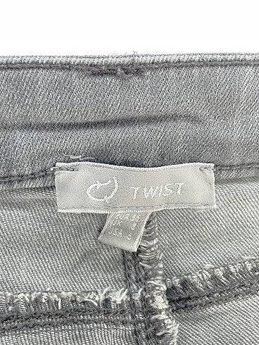 36 Beden gri Renk Twist Jean / Kot %70 İndirimli.