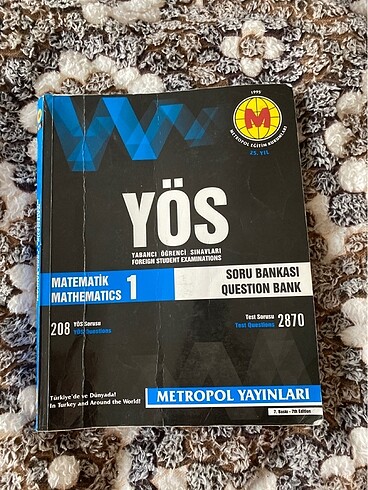 YÖS. MATEMATİK1 soru bankası