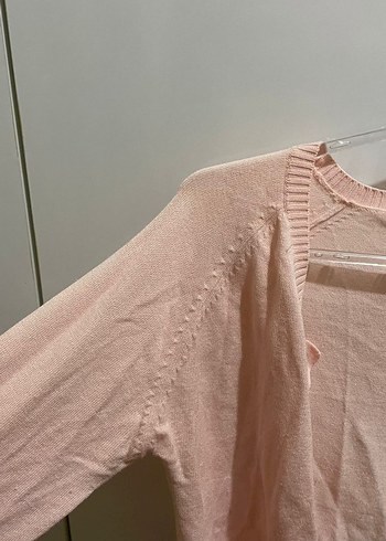 Düğmeli Pembe Kız Bolero - Görsel 5