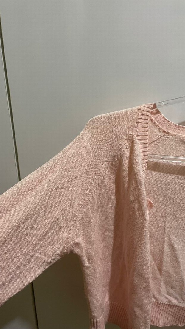 Düğmeli Pembe Kız Bolero - Görsel 5