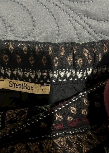 Kadın Örgü Mini Etek Desenli Bohem Tarz - Görsel 4