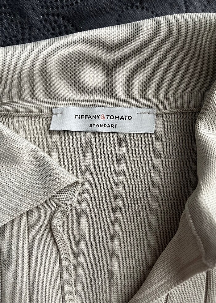 Fitilli yakalı bluz - Görsel 2