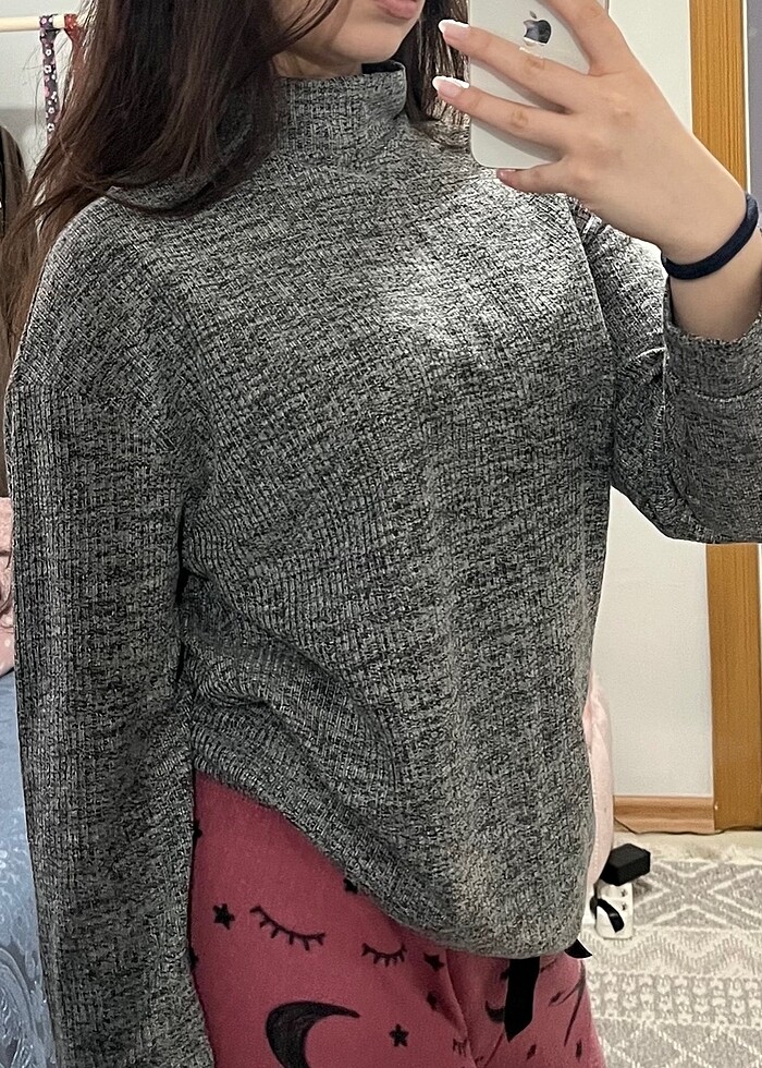 Gri bluz - Görsel 2