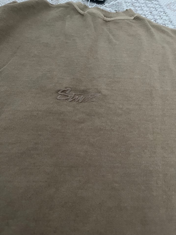 Erkek STWD kum rengi kısa kollu sweatshirt pull&bear - Görsel 2