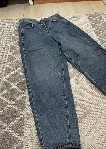 Havuç kesim yüksek bel pantolon - Görsel 3