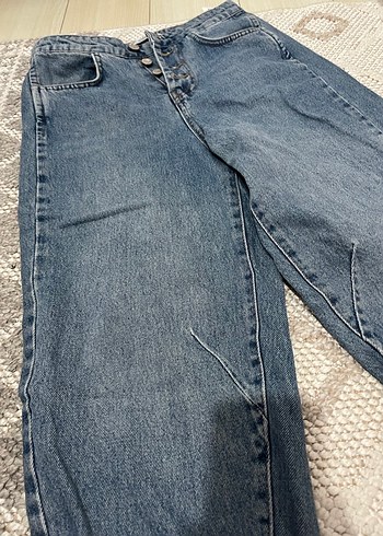 Havuç kesim yüksek bel pantolon - Görsel 5