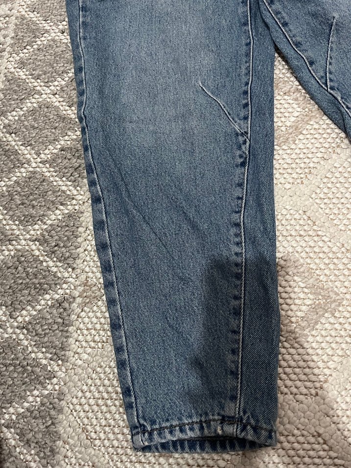 Havuç kesim yüksek bel pantolon - Görsel 4