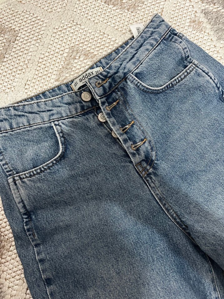 Havuç kesim yüksek bel pantolon - Görsel 2