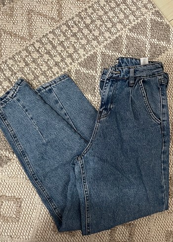 Havuç kesim kot pantolon - Görsel 2