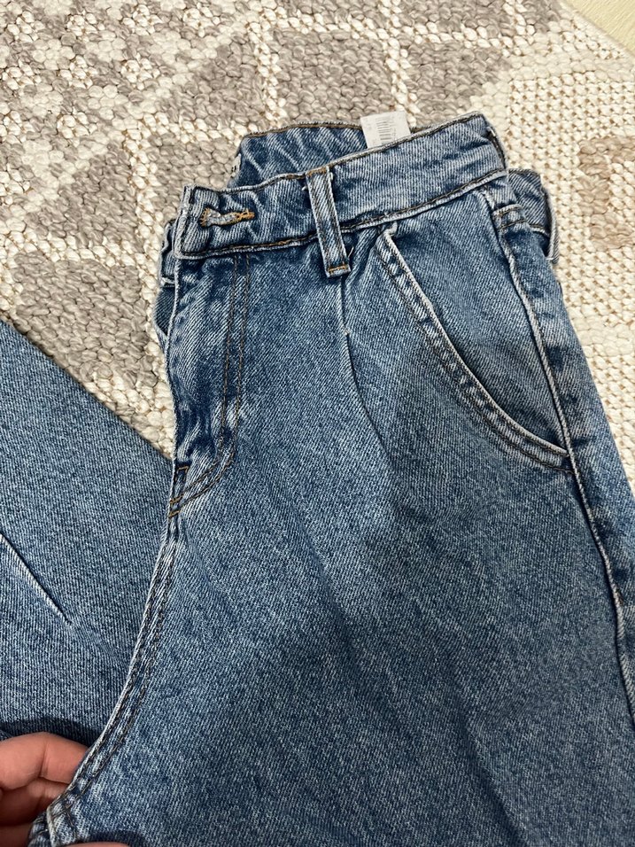 Havuç kesim kot pantolon - Görsel 4