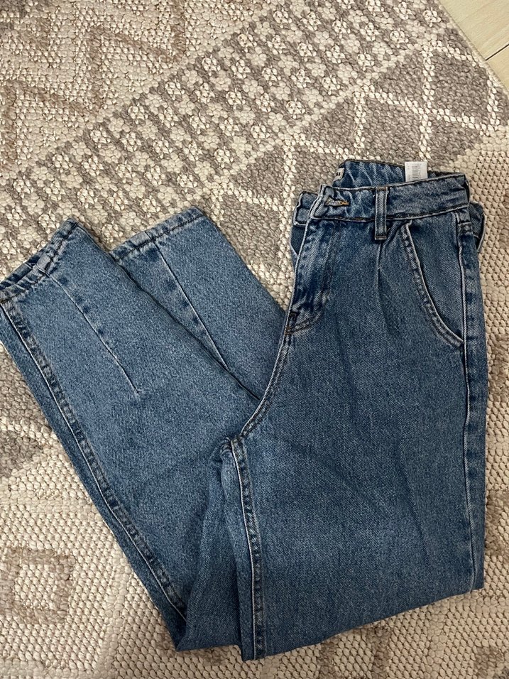 Havuç kesim kot pantolon - Görsel 2