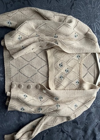 Bralet hırka örgü takım - Görsel 4