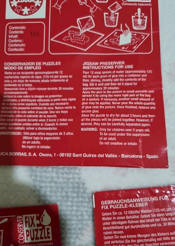 PUZZLE YAPIŞTIRICISI EDUCA MARKA - Görsel 7