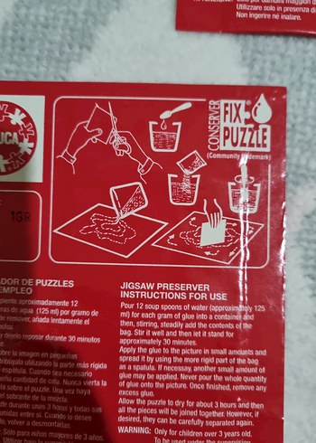 PUZZLE YAPIŞTIRICISI EDUCA MARKA - Görsel 6