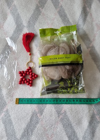 Nylon Banyo Süngeri ve anahtarlık - Görsel 4