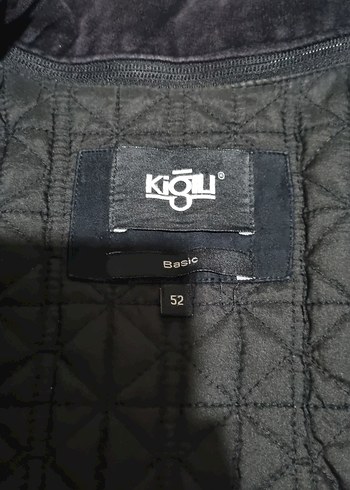 Siyah Erkek  Kaban KIĞILI MARKA 52 BEDEN - Görsel 4