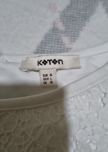 Dantel Detaylı Beyaz Midi Elbise - Görsel 3