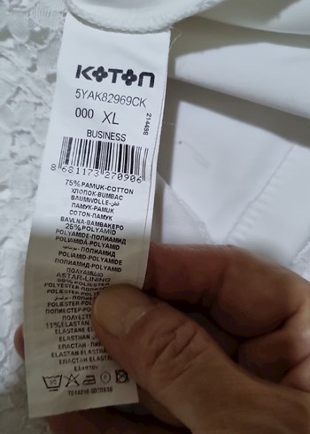 Dantel Detaylı Beyaz Midi Elbise - Görsel 5