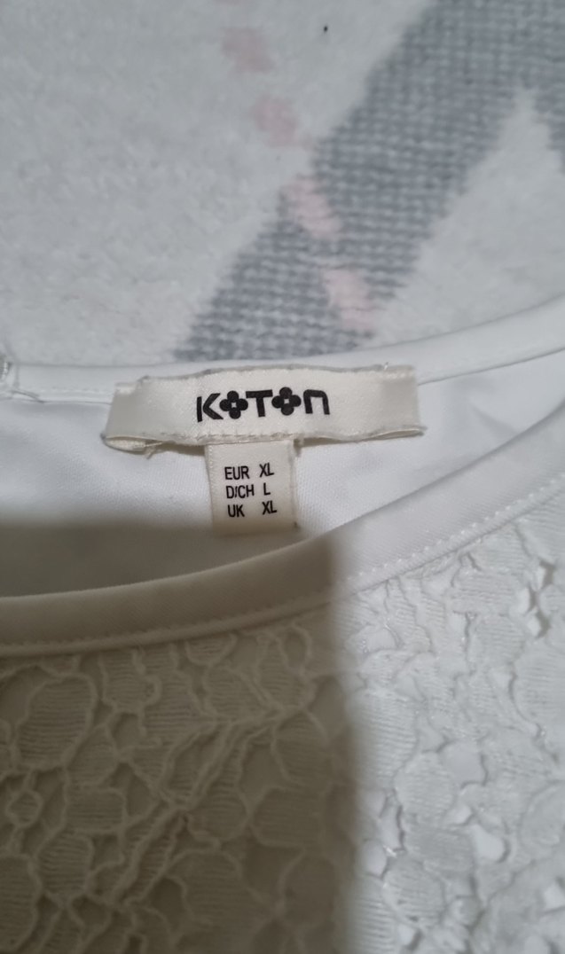 Dantel Detaylı Beyaz Midi Elbise - Görsel 3