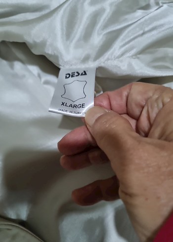 Bej Rengi Desa Deri Markalı Kadın Blazer Ceket - Görsel 3