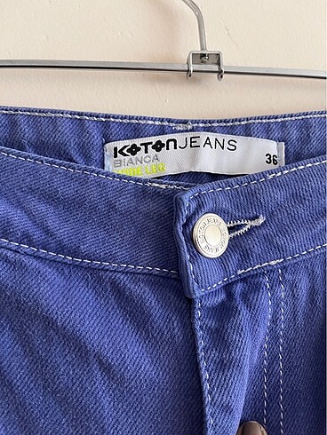 Koton Koton mavi kot pantalon