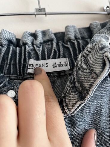 34 Beden DeFacto gri kot pantalon