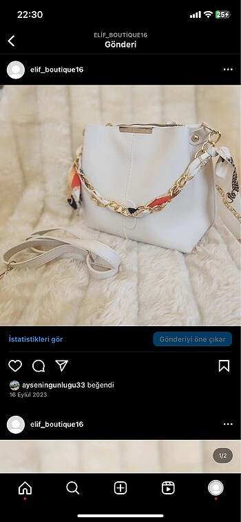Flarlı çanta