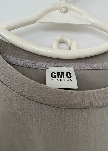 xl Beden gri Renk Gri Baskılı Oversize Sweatshirt