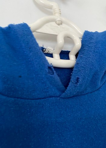 xl Beden mavi Renk Erkek Mavi Kapüşonlu Sweatshirt
