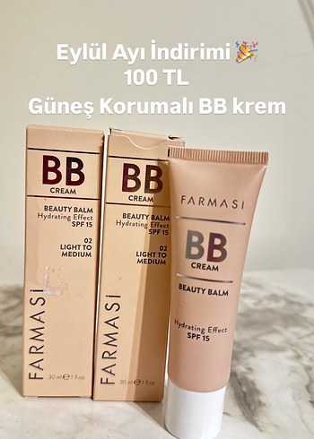 Farmasi BB Krem SPF15, 30 ml, 02 Bej