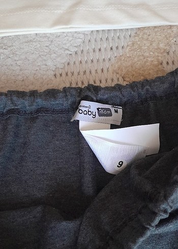 Gri Midi Hamile Etek crop takimi - Görsel 5