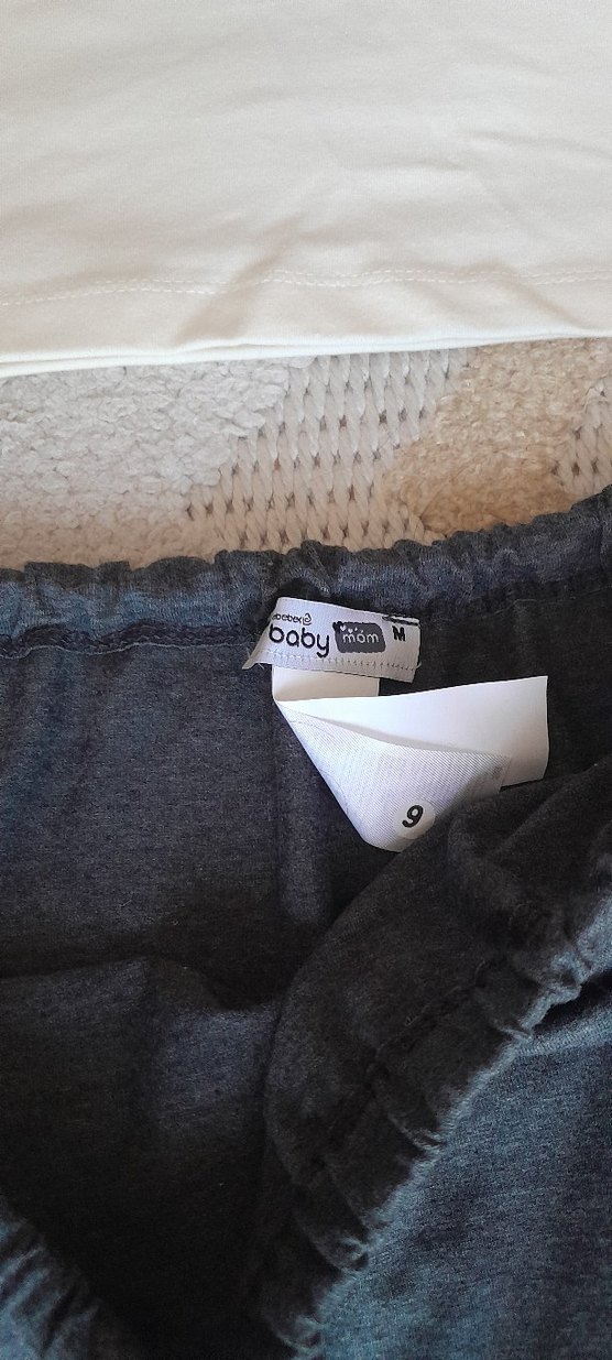 Gri Midi Hamile Etek crop takimi - Görsel 5