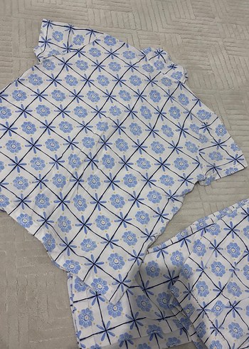 Kadın Kısa Kollu Pijama Takımı - Görsel 4