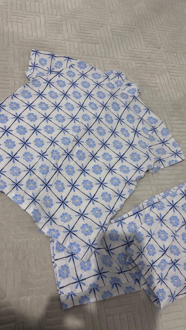 Kadın Kısa Kollu Pijama Takımı - Görsel 4