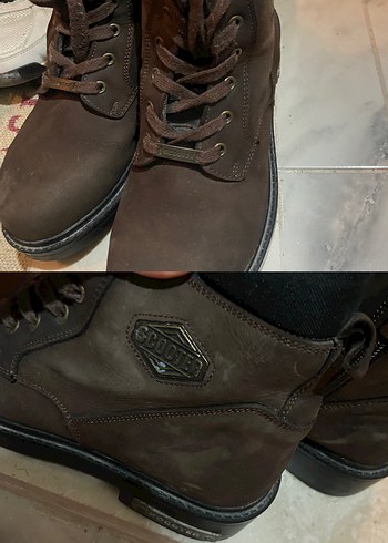 Kahverengi Deri Erkek Botları Tokalı - Görsel 3