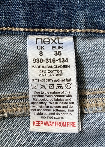 next jean short - Görsel 3