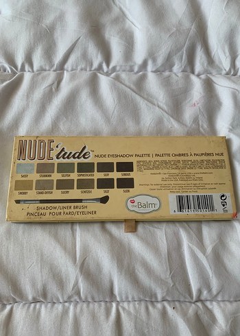  Beden theBalm Nude'tude Göz Farı Paleti