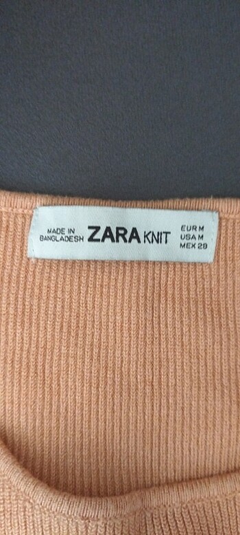 Zara Triko bağcıklı crop