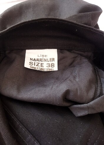 38 Beden siyah Renk Pantolon 