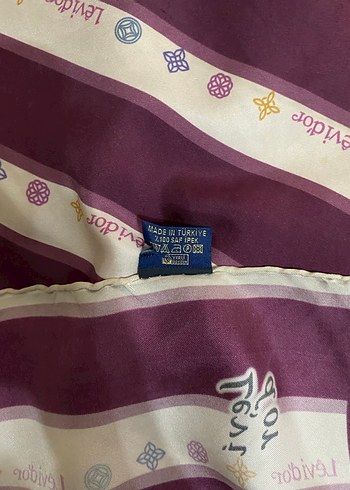 Levidor %100 ipek eşarp - Görsel 3