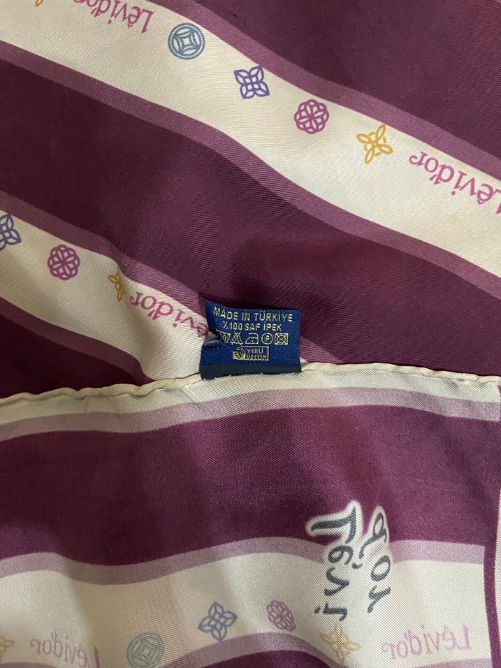 Levidor %100 ipek eşarp - Görsel 3