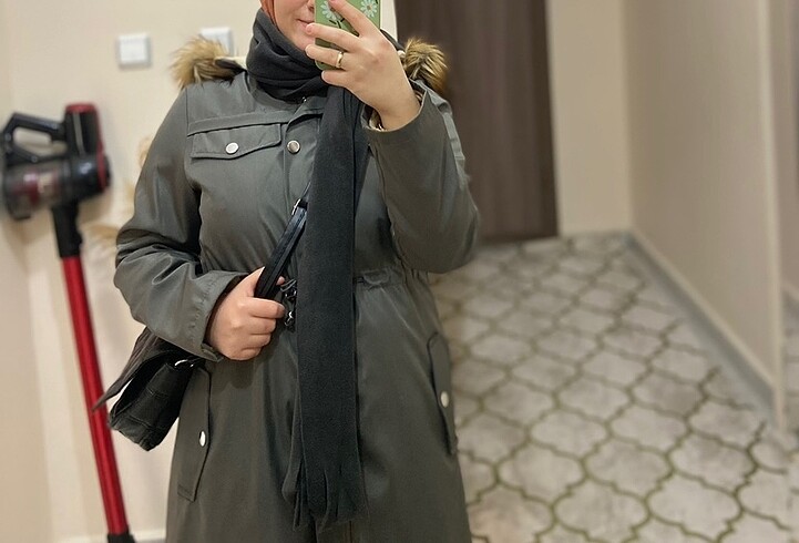 Koyu gri kürklü kaban - Görsel 2